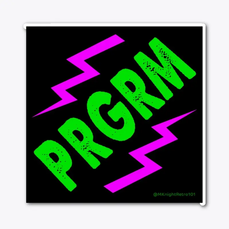 PRGRM Sticker